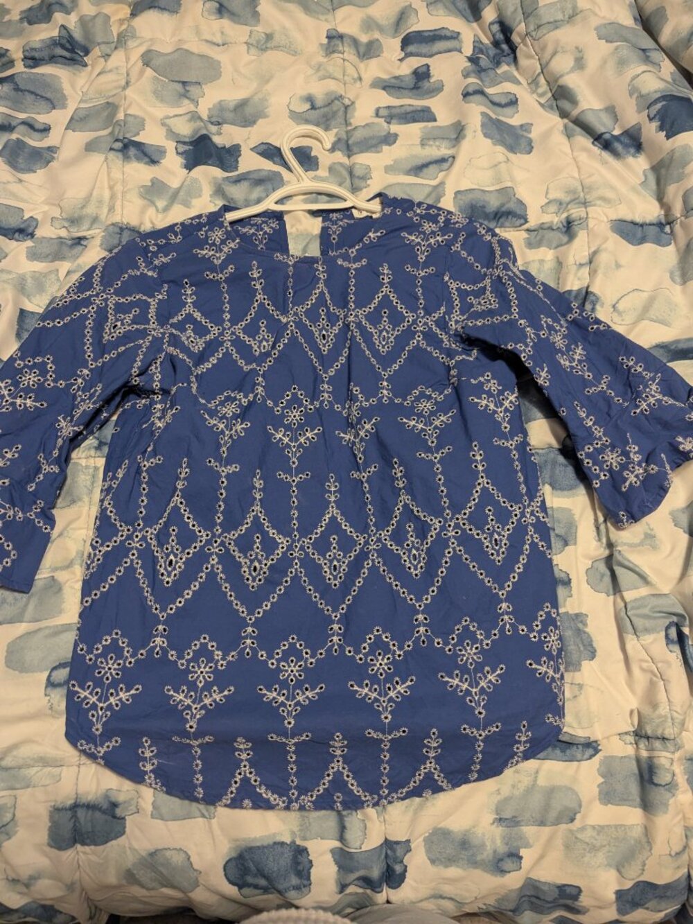 Warehouse UK broderie top